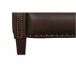 Pemberly Row Premium Push Thru The Arms Recliner in Ashford Walnut