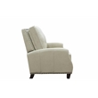 Pemberly Row Premium Push Thru The Arms Recliner in Shoreham Cream