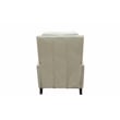 Pemberly Row Premium Push Thru The Arms Recliner in Shoreham Cream