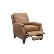 Pemberly Row Push Thru The Arms Recliner in Shoreham Ponytail
