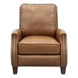 Pemberly Row Push Thru The Arms Recliner in Shoreham Ponytail