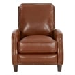 Pemberly Row Push Thru The Arms Recliner in Colchester Bitters