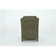 Pemberly Row Premium Push Thru The Arms Recliner in Oasis Olive