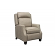 Pemberly Row Premium Push Thru The Arms Recliner in Shoreham Cream