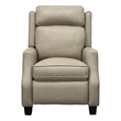 Pemberly Row Premium Push Thru The Arms Recliner in Shoreham Cream
