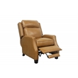 Pemberly Row Push Thru The Arms Recliner in Shoreham Ponytail