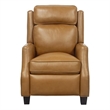 Pemberly Row Push Thru The Arms Recliner in Shoreham Ponytail