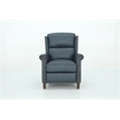 Pemberly Row Premium Push Thru The Arms Recliner in Santa Fe Ocean