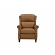 Pemberly Row Premium Push Thru The Arms Recliner in Elwood Cider