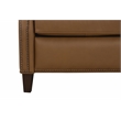 Pemberly Row Premium Push Thru The Arms Recliner in Elwood Cider