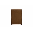 Pemberly Row Power Recliner with Power Head Rest in Elwood Saddle