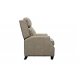 Pemberly Row Premium Push Thru The Arms Recliner in Shoreham Cream