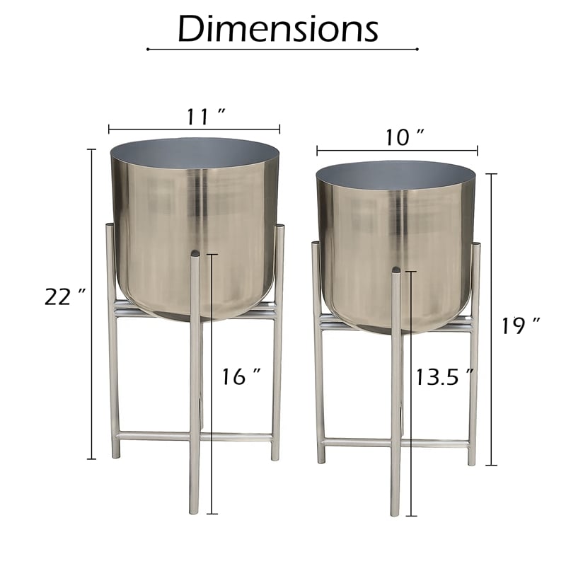 Pemberly Row Set of 2 Planters 19-22