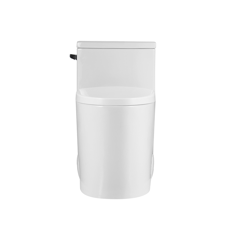Pemberly Row Side-Flush Elongated One-Pc Ceramic Toilet with ADA Height in White