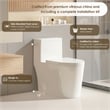 Pemberly Row Side-Flush Elongated One-Pc Ceramic Toilet with ADA Height in White