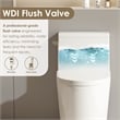 Pemberly Row Side-Flush Elongated One-Pc Ceramic Toilet with ADA Height in White