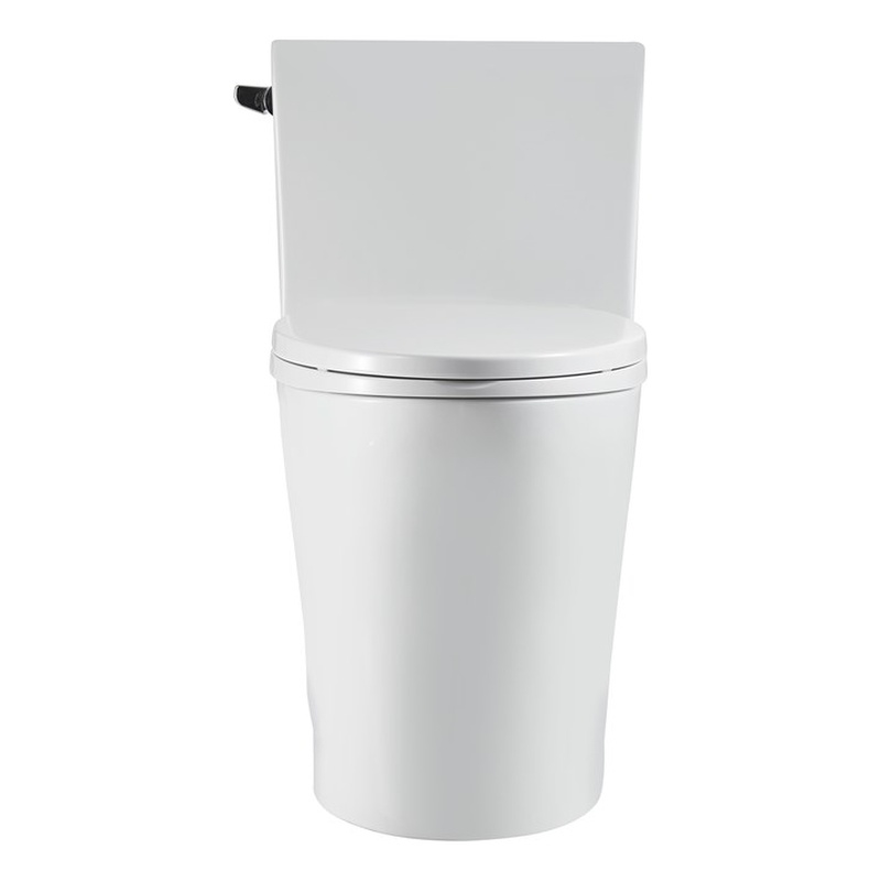 Pemberly Row Side-Flush Elongated One-Pc Ceramic Toilet with ADA Height in White