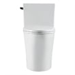 Pemberly Row Side-Flush Elongated One-Pc Ceramic Toilet with ADA Height in White