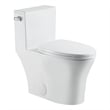 Pemberly Row Side-Flush Elongated One-Pc Ceramic Toilet with ADA Height in White