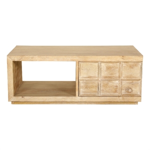 Pemberly Row Rectangular Cocktail Table with 2 End Tables and Console