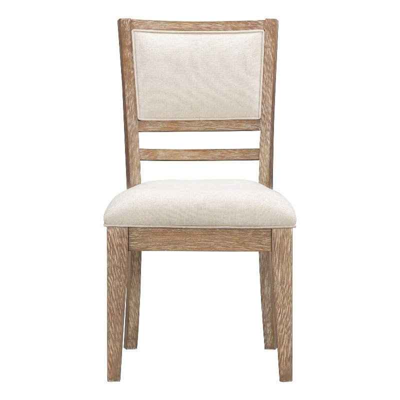 Pemberly Row Upholstered Upholstered Dining Chair in Mocha Set of 2