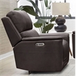 Pemberly Row Premium Zero Gravity Power Recliner Set of 2 in Brown