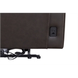 Pemberly Row Premium Zero Gravity Power Recliner Set of 2 in Brown