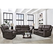 Pemberly Row Premium Zero Gravity Power Recliner Set of 2 in Brown