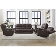 Pemberly Row Premium Zero Gravity Power Recliner Set of 2 in Brown