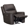 Pemberly Row Premium Zero Gravity Power Recliner Set of 2 in Brown