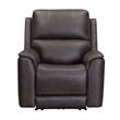 Pemberly Row Premium Zero Gravity Power Recliner Set of 2 in Brown