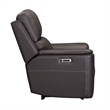 Pemberly Row Premium Zero Gravity Power Recliner Set of 2 in Brown