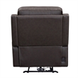 Pemberly Row Premium Zero Gravity Power Recliner Set of 2 in Brown