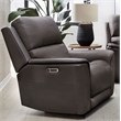 Pemberly Row Premium Zero Gravity Power Recliner Set of 2 in Brown