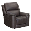 Pemberly Row Premium Zero Gravity Power Recliner Set of 2 in Brown