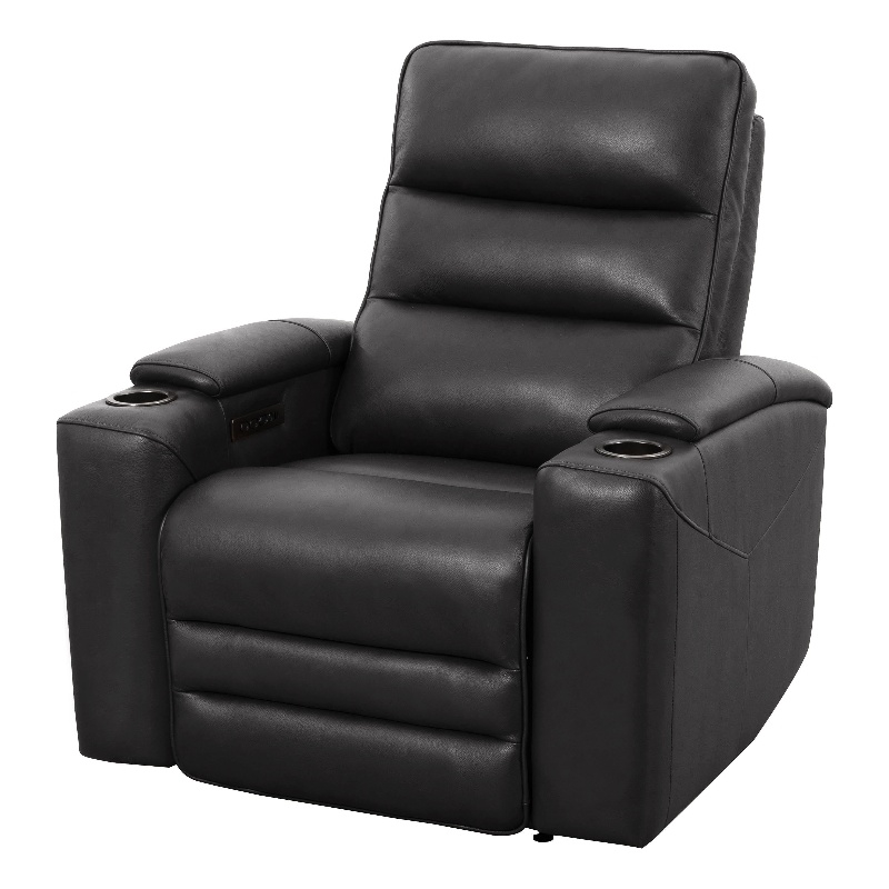 Pemberly Row Premium Zero Gravity Power Recliner Set of 2 in Black