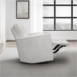 Pemberly Row Manual Swivel Glider Recliner Set of 2 in White