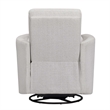 Pemberly Row Manual Swivel Glider Recliner Set of 2 in White