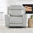 Pemberly Row Power Lift Recliner with Heat Massage Set of 2 in Granite