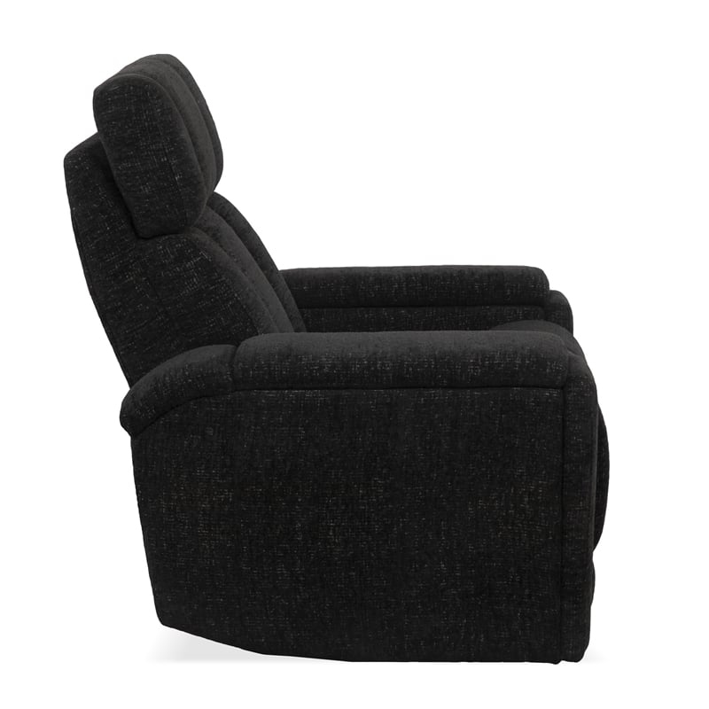 Pemberly Row Ebony Zero Gravity Power Recliner with Solid Frame