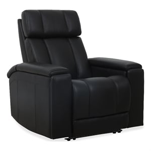 Pemberly Row Premium Black Zero Gravity Power Recliner Set of 2