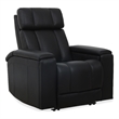 Pemberly Row Black Zero Gravity Power 2 Seat Home Theater Seating with Wedge