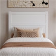 Pemberly Row Twin XL Platform Bed with Footboard and Drawers in White
