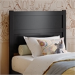 Pemberly Row Twin Platform Bed with Footboard and Drawers in Black