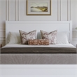 Pemberly Row King Platform Bed with Footboard and Drawers in White