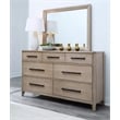 Pemberly Row Queen Bed with 2 Nightstands and Dresser with Mirror