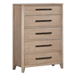 Pemberly Row Queen Bed with 2 Nightstands Dresser Mirror and Chest