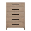 Pemberly Row Queen Bed with 2 Nightstands Dresser Mirror and Chest