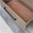 Pemberly Row Queen Bed with Dresser and Mirror in Light Toffee