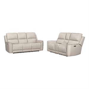 Pemberly Row Quartz Zero Gravity Power Reclining Sofa and Loveseat